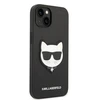 Dėklas Karl Lagerfeld KLHCP14MSAPCHK IPHONE 14 PLUS / 15 PLUS 6.7 "HARDCASE JUODA / Juodas SAFFIANO CHOUPETTE HEAD PATCH