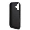 Karl Lagerfeld PU Saffiano Karl and Choupette Apple iPhone 16 dėklas telefonui juodos spalvos