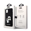 Karl Lagerfeld KLHCN61SANKCPK Apple iPhone 11 / Xr 6.1" dėklas telefonui juodos spalvos Saffiano Karl &amp; Choupette