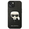 Karl Lagerfeld telefono dėklas Saffiano Karl's Head Patch iPhone 13/14/15