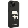 Karl Lagerfeld telefono dėklas Saffiano Karl's Head Patch iPhone 13/14/15