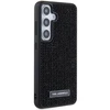 Samsung Galaxy S24 Karl Lagerfeld Dėklas Rhinestone Metal Logo (KLHCS24SHDSPRK) juodos spalvos