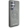 Karl Lagerfeld Rhinestones Karl Head Logo Samsung Galaxy S25 Ultra dėklas telefonui juodos spalvos