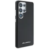 Karl Lagerfeld Saffiano Full Wrapped Elongated Metal Logo MagSafe Samsung Galaxy S25 Ultra dėklas telefonui juodos spalvos