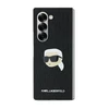 Karl Lagerfeld PU Saffiano Monogram Karl Head Samsung Galaxy Z Fold6 dėklas telefonui juodos spalvos