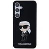 Samsung Galaxy S24 Plus Karl Lagerfeld silikoninis dėklas Ikonik (KLHCS24MSNIKBCK) juodos spalvos