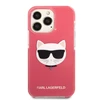 Apple iPhone 13 Pro Karl Lagerfeld dėklas Choupette Head (KLHCP13LTPECPI) rožinės spalvos
