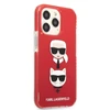 Karl Lagerfeld KLHCP13LTPE2TR Apple iPhone 13 Pro / 13 6,1″ kietas dėklas red Karl&Choupette Head