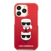 Karl Lagerfeld KLHCP13LTPE2TR Apple iPhone 13 Pro / 13 6,1″ kietas dėklas red Karl&Choupette Head