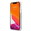 Apple iPhone 13 Pro Karl Lagerfeld dėklas Liquid Glitter Karl&amp;Choupette (KLHCP13LGKCS) sidabrinės spalvos