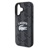 Lacoste Blend Monogram MagSafe Case for iPhone 16 dėklas telefonui juodos spalvos