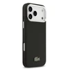 Lacoste Iconic Petit Pique Camera Stand MagSafe dėklas skirtas Apple iPhone 17 Pro Max juodos spalvos