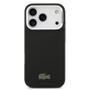 Lacoste Iconic Petit Pique Camera Stand MagSafe dėklas skirtas Apple iPhone 17 Pro juodos spalvos