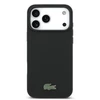 Dėklas Lacoste Iconic Petit Pique MagSafe Case + Wallet for Apple iPhone 17 Pro Max juodos spalvos