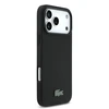 Dėklas Lacoste Iconic Petit Pique MagSafe Case + Wallet for Apple iPhone 17 Pro Max juodos spalvos