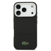 Lacoste Iconic Petit Pique Metal Logo MagSafe dėklas skirtas Apple iPhone 17 Pro juodos spalvos