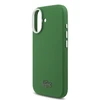 Lacoste Iconic Petit Pique Metal Logo MagSafe dėklas skirtas Apple iPhone 17 žalios spalvos