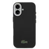 Dėklas Lacoste Iconic Petit Pique Metal Logo MagSafe Case for iPhone 17 juodos spalvos