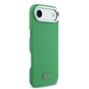 Lacoste Iconic Petit Pique Metal Logo MagSafe dėklas skirtas iPhone Air Žalias
