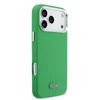 Lacoste Iconic Petit Pique Metal Logo MagSafe dėklas skirtas Apple iPhone 17 Pro Max žalios spalvos