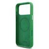 Lacoste Iconic Petit Pique Metal Logo MagSafe dėklas skirtas Apple iPhone 17 Pro Max žalios spalvos
