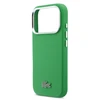 Lacoste Iconic Petit Pique Metal Logo MagSafe dėklas skirtas Apple iPhone 17 Pro žalios spalvos