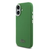 Lacoste Iconic Petit Pique Metal Logo MagSafe dėklas skirtas Apple iPhone 17 žalios spalvos
