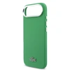 Lacoste Iconic Petit Pique Metal Logo MagSafe dėklas skirtas iPhone Air Žalias