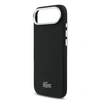 Lacoste Iconic Petit Pique Metal Logo MagSafe dėklas skirtas Apple iPhone Air Juodas