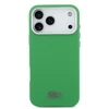 Lacoste Iconic Petit Pique Metal Logo MagSafe dėklas skirtas Apple iPhone 17 Pro Max žalios spalvos