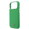 Lacoste Iconic Petit Pique Metal Logo MagSafe dėklas skirtas Apple iPhone 17 Pro Max žalios spalvos