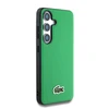 Lacoste Iconic Petit Pique Woven Logo MagSafe dėklas skirtas Samsung Galaxy S25 žalios spalvos