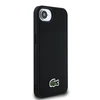 Lacoste Iconic Petit Pique Woven Logo MagSafe dėklas skirtas Apple iPhone 16e juodos spalvos