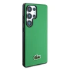 Lacoste Iconic Petit Pique Woven Logo MagSafe dėklas skirtas Samsung Galaxy S25 Ultra žalios spalvos