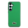 Lacoste Iconic Petit Pique Woven Logo MagSafe dėklas skirtas Samsung Galaxy S25 žalios spalvos