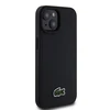 Lacoste Iconic Petit Pique Woven Logo MagSafe dėklas skirtas Apple iPhone 15 Juodas