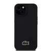 Lacoste Iconic Petit Pique Woven Logo MagSafe dėklas skirtas Apple iPhone 15 Juodas