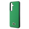Lacoste Iconic Petit Pique Woven Logo MagSafe dėklas skirtas Samsung Galaxy S25 žalios spalvos