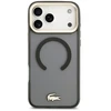 Dėklas Lacoste IML Shockproof Petit Pique Gold Logo MagSafe Case for iPhone 18 Pro Max Juodas