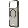 Dėklas Lacoste IML Shockproof Petit Pique Gold Logo MagSafe Case for iPhone 18 Pro Max Juodas