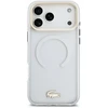 Dėklas Lacoste IML Shockproof Petit Pique Gold Logo MagSafe Case for iPhone 18 Pro Max Transparent