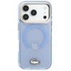 Dėklas Lacoste IML Shockproof Petit Pique Gold Logo MagSafe Case for iPhone 18 Pro Mėlyna