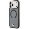 Dėklas Lacoste IML Shockproof Petit Pique Gold Logo MagSafe Case for iPhone 18 Pro Max Juodas