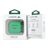 Lacoste Liquid Silicone Croc Logo dėklas skirtas Apple AirPods 4 žalios spalvos