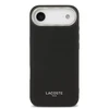 Lacoste PU Leather Champs Elysees MagSafe dėklas skirtas Apple iPhone Air juodos spalvos