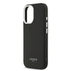 Lacoste PU Leather Champs Elysees MagSafe dėklas skirtas Apple iPhone 17 juodos spalvos
