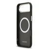 Lacoste PU Leather Champs Elysees MagSafe dėklas skirtas Apple iPhone Air juodos spalvos