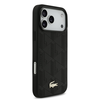 Lacoste PU Nomogramme Gold Logo MagSafe dėklas skirtas iPhone 17 Pro Max juodos spalvos