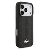 Lacoste PU Nomogramme Gold Logo MagSafe dėklas skirtas iPhone 17 Pro juodos spalvos