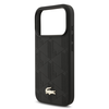 Lacoste PU Nomogramme Gold Logo MagSafe dėklas skirtas iPhone 17 Pro juodos spalvos